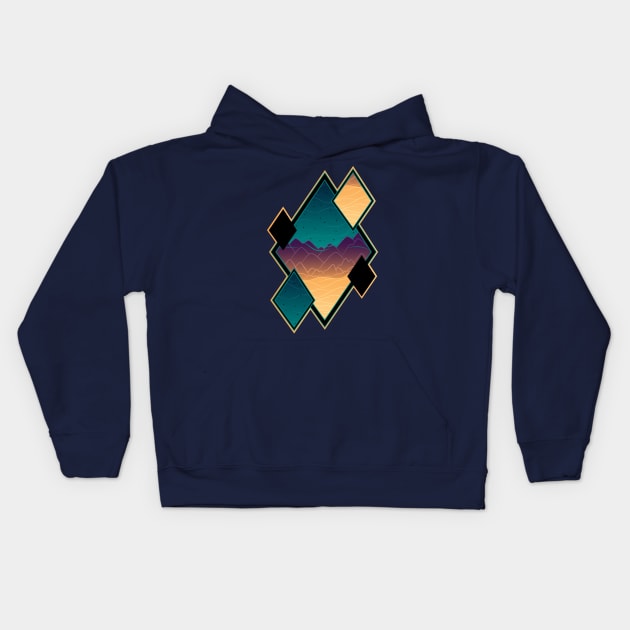 Diamond Desert Kids Hoodie by Desdymona